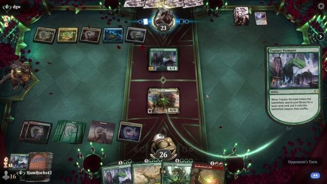 Watch MTG Arena Video Replay - Gruul Surprise by HamHocks42 VS Domain Ramp by dgw - Standard Traditional Ranked