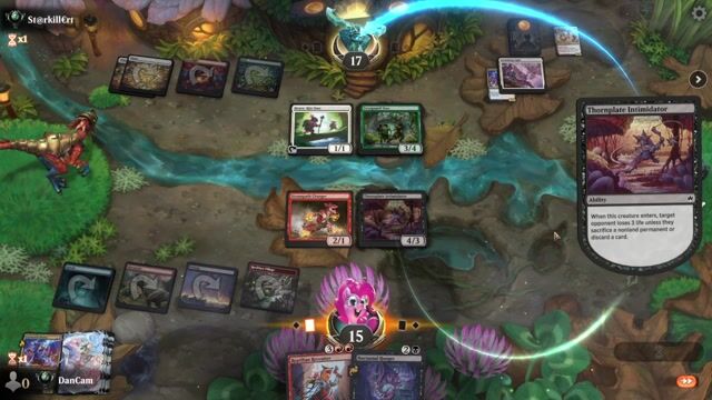 Watch MTG Arena Video Replay - BRU by DanCam VS GRW by St@rkill€rt - Premier Draft Ranked