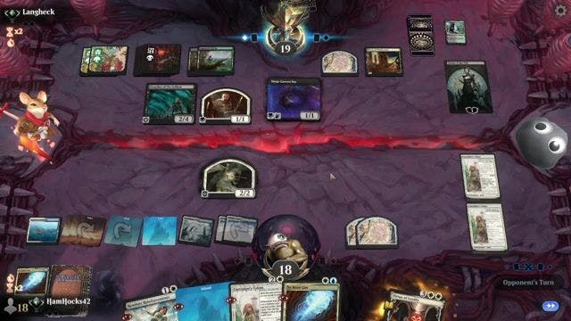 Watch MTG Arena Video Replay - Azorius Tokens by HamHocks42 VS Golgari Poison by Langheck - Standard Traditional Ranked