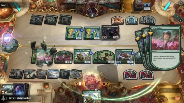 Watch MTG Arena Video Replay -  by tayjay-plainswalker VS Golgari Aggro by Matty - Historic Play