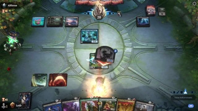 Watch MTG Arena Video Replay - BGR by Leifr VS BUW by Alfitron - Premier Draft Ranked