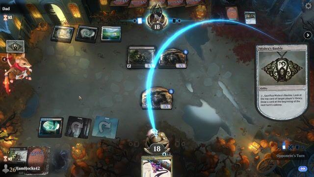 Watch MTG Arena Video Replay - Dimir Tempo by HamHocks42 VS Dimir Dredge by Dad - Timeless Play