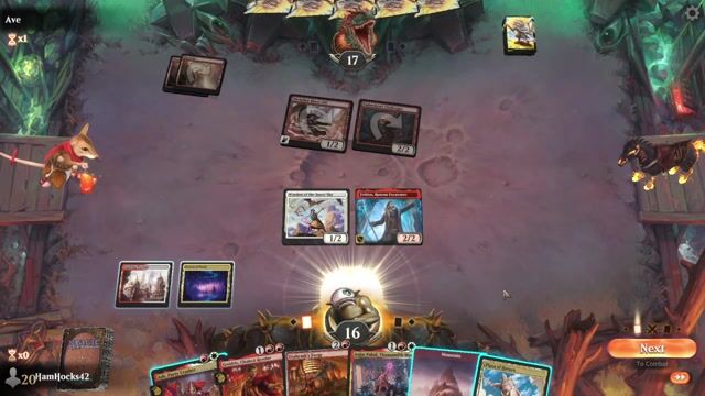 Watch MTG Arena Video Replay - Boros Aggro by HamHocks42 VS Mono Red  by Ave - Standard Play