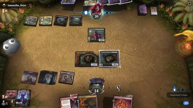 Watch MTG Arena Video Replay - BR by Moris VS BW by Samantha_Otter - Premier Draft Ranked