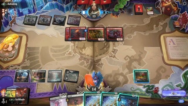 Watch MTG Arena Video Replay - Bant Control by SylBlade VS Gruul Prowess by dabujing - Standard Traditional Ranked