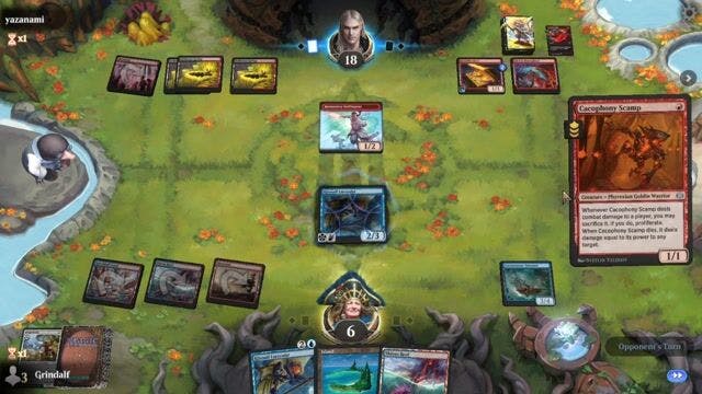 Watch MTG Arena Video Replay -  by Grindalf VS Rakdos Aggro by yazanami - Standard Event