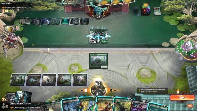 Watch MTG Arena Video Replay - Chatterfang, Squirrel General by Cinnamon Charlie VS Bonny Pall, Clearcutter by hasamiso - Historic Brawl