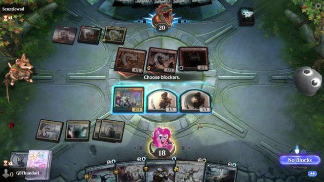 Watch MTG Arena Video Replay - Jeskai Prowess by GBThundaII VS Gruul Aggro by Scuzzlewad - Explorer Play