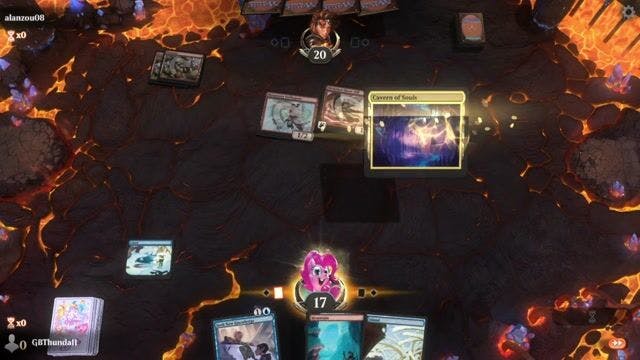 Watch MTG Arena Video Replay - Izzet Oracle by GBThundaII VS Red Deck Wins by alanzou08 - Timeless Play