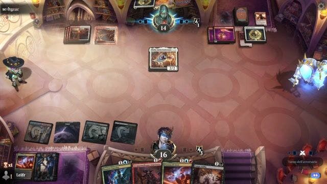 Watch MTG Arena Video Replay - Grixis Heist by Leifr VS Boros Energy by sethgear - Historic Event