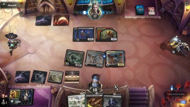 Watch MTG Arena Video Replay - BUW by Leifr VS BR by Alucard - Premier Draft Ranked