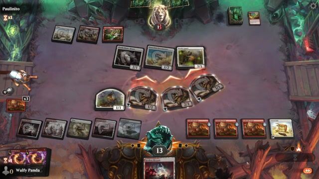 Watch MTG Arena Video Replay - Boros Control by Wulfy Panda VS Rogue by Paulinito - Standard Event