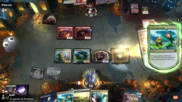 Watch MTG Arena Video Replay - Bant Convoke by Maffi VS Boros Burn by WMacedo - Historic Play