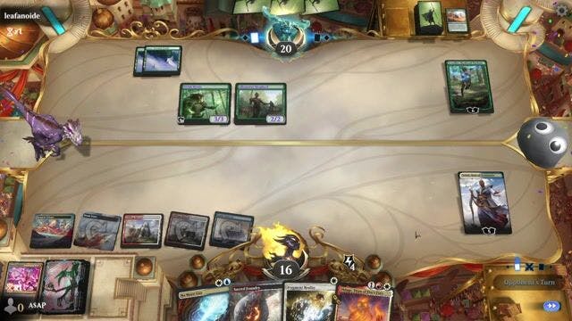 Watch MTG Arena Video Replay - Jeskai Control by A$AP  VS Mono Green Toxic by leafanoide - Historic Event