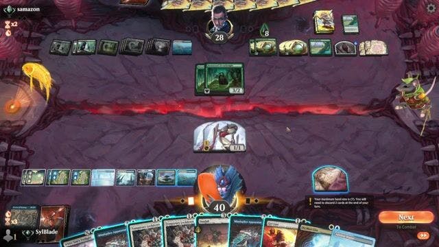 Watch MTG Arena Video Replay - Azorius Control by SylBlade VS Golgari Control by samazon - Standard Traditional Ranked