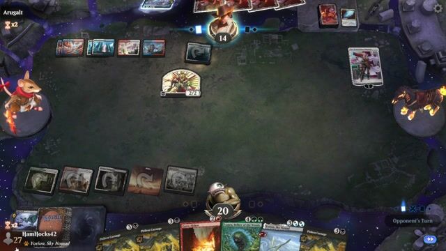 Watch MTG Arena Video Replay -  by HamHocks42 VS Jeskai Control by Arugalt - Explorer Play