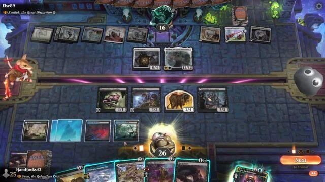 Watch MTG Arena Video Replay - Vren, the Relentless by HamHocks42 VS Kozilek, the Great Distortion by Else89 - Historic Brawl Challenge Match