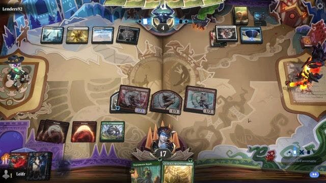 Watch MTG Arena Video Replay - Gruul Prowess by Leifr VS Azorius Artifacts by Lenders92 - Standard Challenge Match