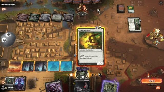 Watch MTG Arena Video Replay - BUW by Moris VS GRW by Dankmemes187 - Sealed
