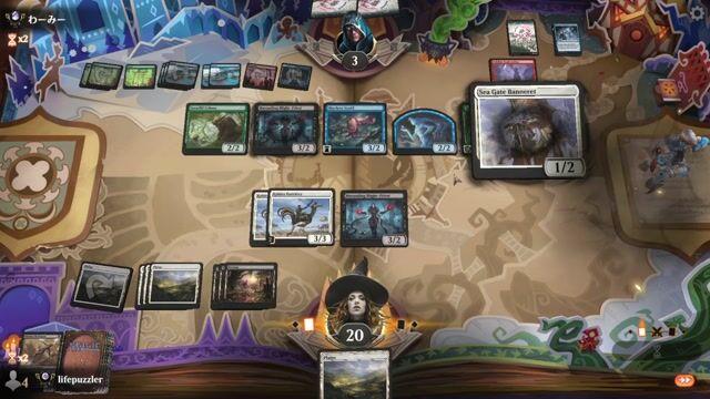 Watch MTG Arena Video Replay - BW by lifepuzzler VS GRU by わーみー - Premier Draft Ranked