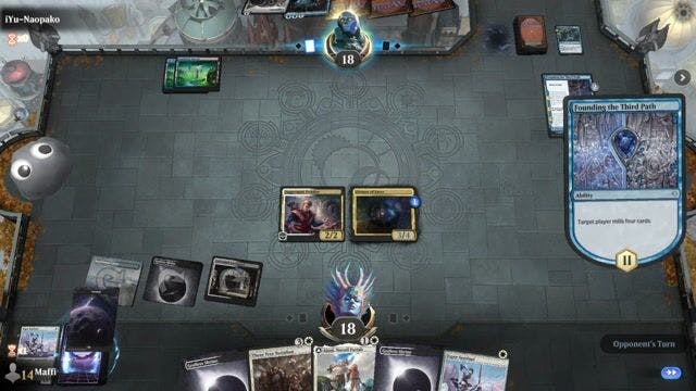 Watch MTG Arena Video Replay - Esper Aggro by Maffi VS Dimir Mill by iYu-Naopako - Historic Play