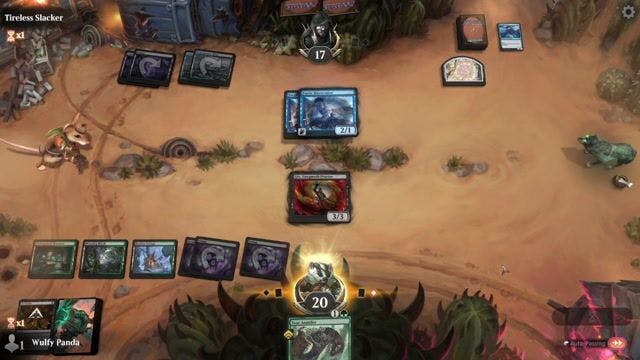 Watch MTG Arena Video Replay -  by Wulfy Panda VS Dimir Proft by Tireless Slacker - Standard Event