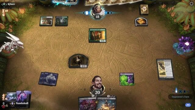 Watch MTG Arena Video Replay - Mono Black Discard by Numbskull VS Abzan Amalia by KDazz - Explorer Traditional Ranked