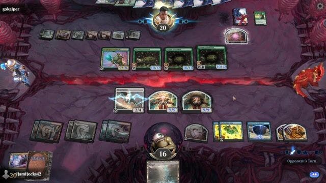 Watch MTG Arena Video Replay - Rogue by HamHocks42 VS Simic Frogs by gokalper - Standard Challenge Match