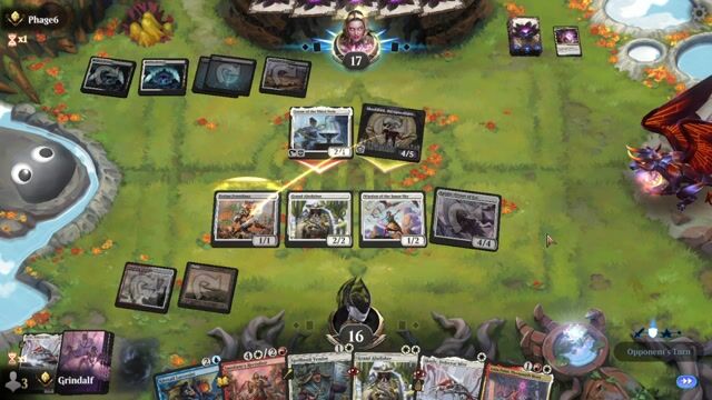 Watch MTG Arena Video Replay - Jeskai Convoke by Grindalf VS Orzhov Midrange by Phage6 - Standard Ranked