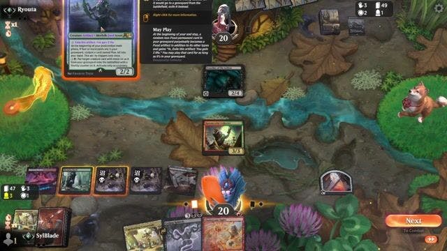 Watch MTG Arena Video Replay - Jund Reanimator by SylBlade VS Rakdos Heist by Ryouta - Alchemy Traditional Ranked