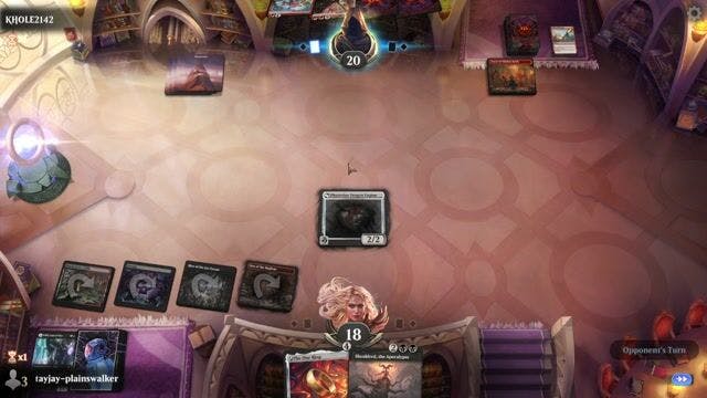 Watch MTG Arena Video Replay - Rakdos Midrange by tayjay-plainswalker VS Red Deck Wins by KHOLE2142 - Historic Play