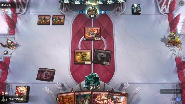 Watch MTG Arena Video Replay - Rakdos Aggro by Wulfy Panda VS Rogue by BixImpin - Standard Event