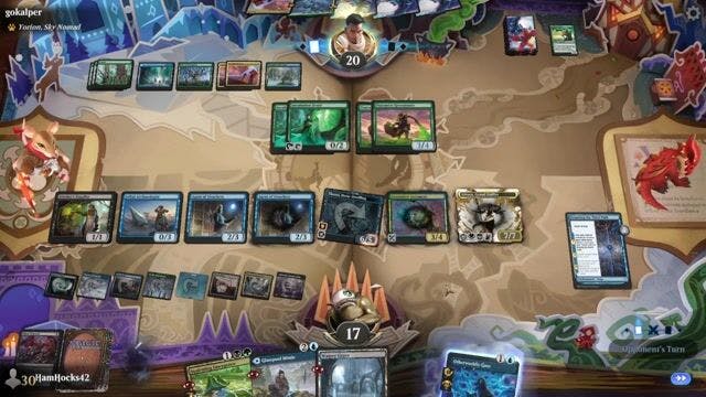 Watch MTG Arena Video Replay - 4 Color Reanimator by HamHocks42 VS Simic Frogs by gokalper - Explorer Challenge Match