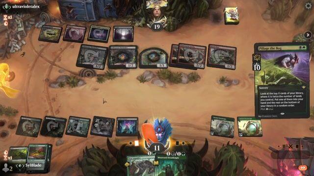 Watch MTG Arena Video Replay - Golgari Control by SylBlade VS Rakdos Lizards by ultravioletalex - Standard Traditional Ranked