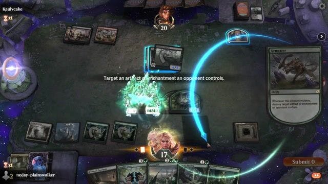 Watch MTG Arena Video Replay - Simic Landfall by tayjay-plainswalker VS Rakdos Rats by Kaulycake - Historic Play