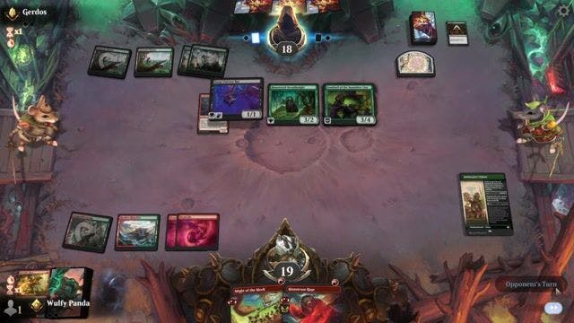 Watch MTG Arena Video Replay -  by Wulfy Panda VS Golgari Poison by Gerdos - Standard Traditional Ranked