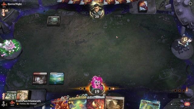 Watch MTG Arena Video Replay - 5 Color Omnath by FruitsPunchSamuraiG VS Rakdos Phoenix by HorrorNight - Timeless Traditional Ranked