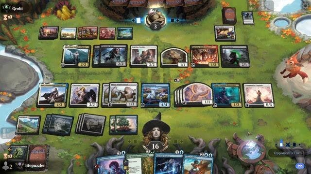 Watch MTG Arena Video Replay - BGUW by lifepuzzler VS WUBRG by Grobi - Premier Draft Ranked