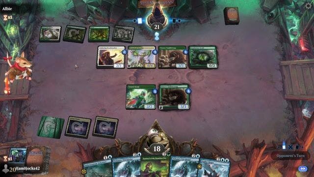 Watch MTG Arena Video Replay - Simic Merfolks by HamHocks42 VS Rogue by Albie - Standard Play