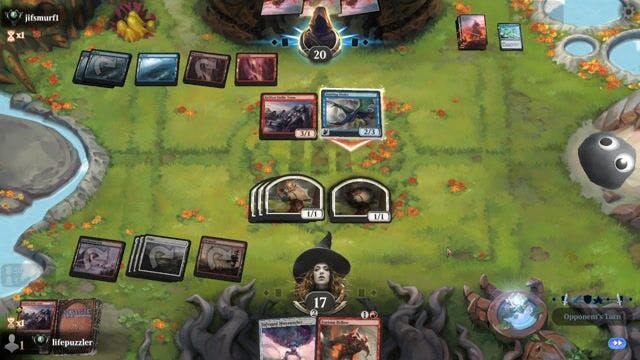 Watch MTG Arena Video Replay - BRW by lifepuzzler VS RU by jifsmurf1 - Premier Draft Ranked