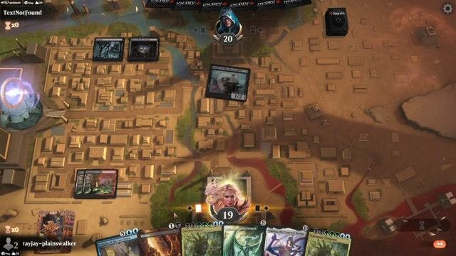 Watch MTG Arena Video Replay - Mardu Ultimatum	 by tayjay-plainswalker VS Mono Black Devotion by TextNotFound - Historic Play