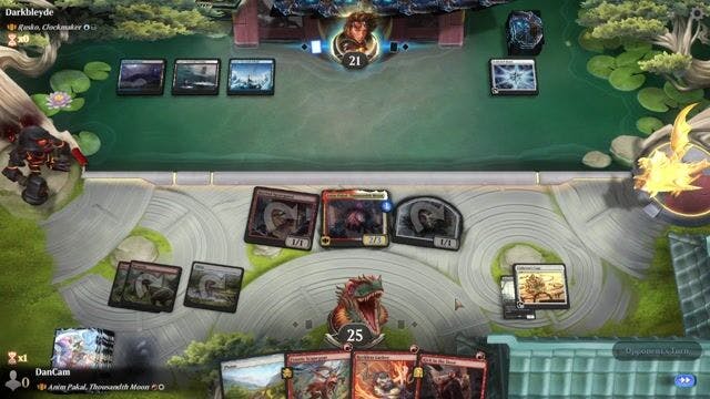 Watch MTG Arena Video Replay - Anim Pakal, Thousandth Moon by DanCam VS Rusko, Clockmaker by Darkbleyde - MWM Historic Brawl