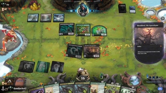 Watch MTG Arena Video Replay -  by HamHocks42 VS Rogue by isy - Standard Ranked