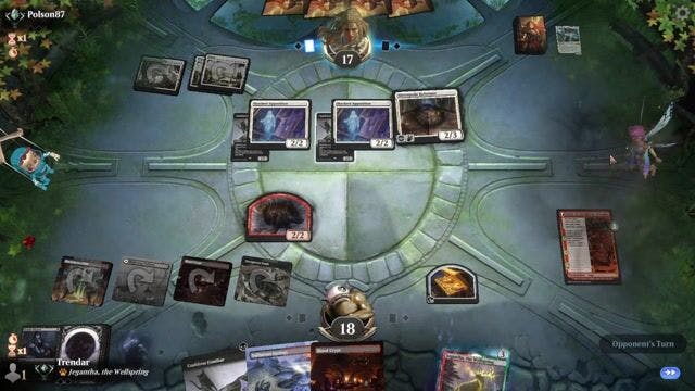 Watch MTG Arena Video Replay - Jund Sacrifice by Trendar VS Selesnya Angels by Polson87 - Explorer Traditional Ranked