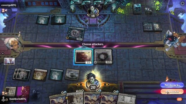 Watch MTG Arena Video Replay - Azorius Rooms by HamHocksMTG VS Mono Blue Tempo by covertgoMTG - Standard Play