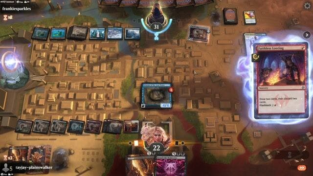 Watch MTG Arena Video Replay - Mardu Ultimatum	 by tayjay-plainswalker VS Azorius Aggro by frankiesparkles - Historic Play