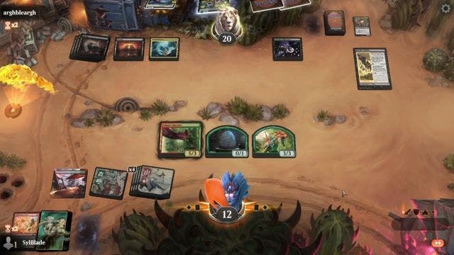 Watch MTG Arena Video Replay - Gruul Dinos by SylBlade VS Orzhov Discard by arghbleargh - Alchemy Play