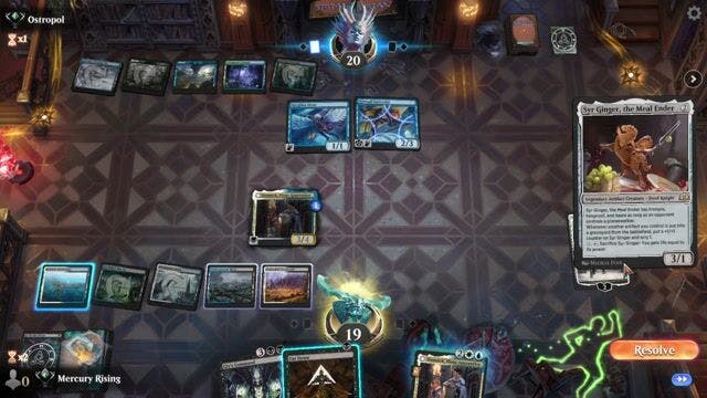 Watch MTG Arena Video Replay - Esper Raffine by Mercury Rising VS Simic Artifacts by Ostropol - Standard Ranked