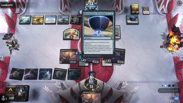 Watch MTG Arena Video Replay - Dimir Midrange by Leifr VS Azorius Artifacts by Lenders92 - Standard Challenge Match