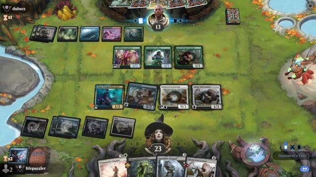 Watch MTG Arena Video Replay - BGUW by lifepuzzler VS BGRU by dubsez - Premier Draft Ranked